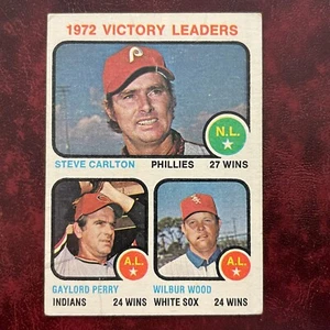 1973 Topps Set STEVE CARLTON GAYLORD PERRY LL #66 PHILLIES INDIANS - VG - Picture 1 of 2