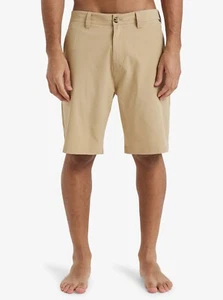 QUIKSILVER - Mens Union 20" Amphibian Hybrid Shorts - Khaki - Picture 1 of 3