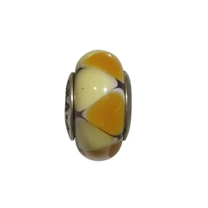 Pandora Captivating Amber Murano Glass & SS .925 Charm 790638 - Picture 1 of 4