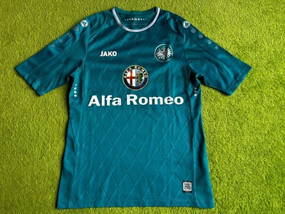 Eintracht Frankfurt Shirt Trikot Jersey 2013 2014 Alfa Romeo türkis Äppler S - Bild 1 von 4