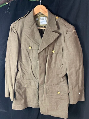 Original WW2 US Army Class A Dress Jacket 1942 - Private Ryan Prop - 39" Large - Image 1 of 4