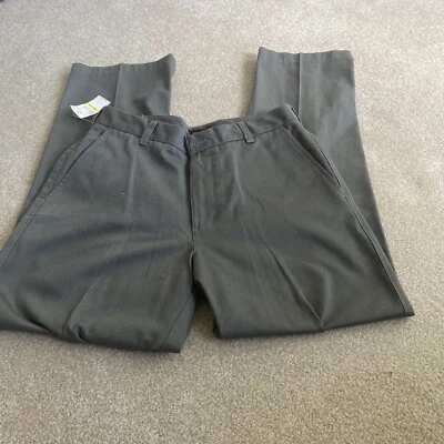 Pantalones de vestir Van Heusen para hombre talla 30x30 verde frente plano nuevos con etiquetas nuevos con etiquetas Foto 1 de 2