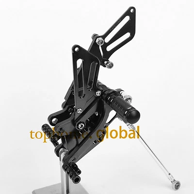 Juego trasero ajustable CNC negro 2009 para Kawasaki Ninja ZX10R 2008-2010 Foto 1 de 4