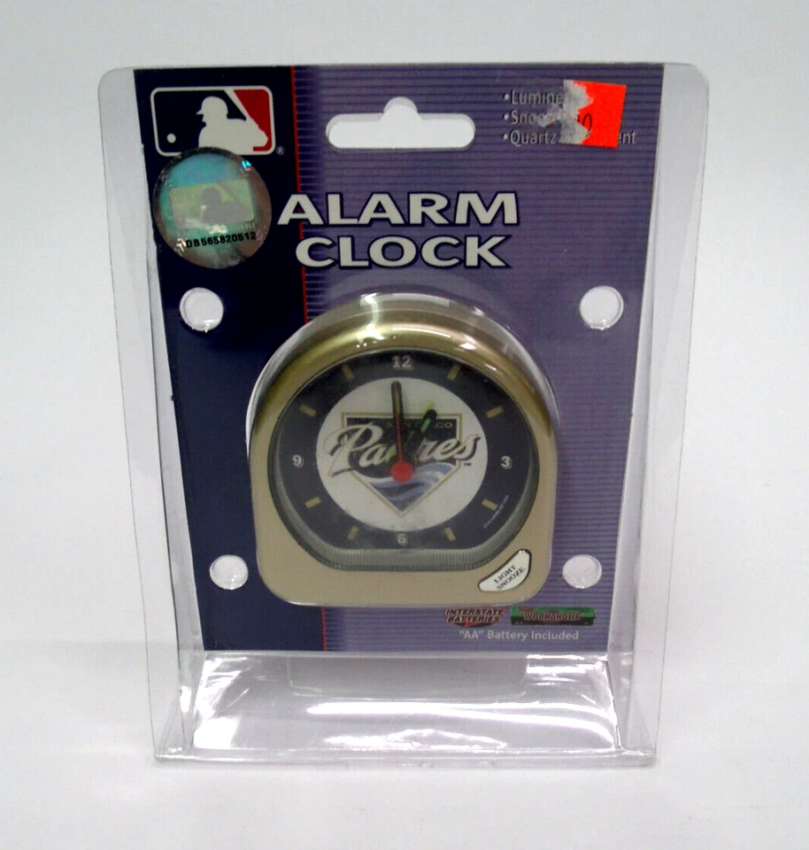 New in original package MLB San Diego Padres Mini Alarm Clock - Image 1 of 4