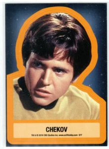 STAR TREK INFLEXIONS STARFLEET'S FINEST THROWBACK STICKER INSERT ST7 CHEKOV - Picture 1 of 2