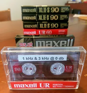 Cassette speed calibration & head alignment tape 1000 Hz, 3000 Hz, 7000 Hz - Zdjęcie 1 z 10