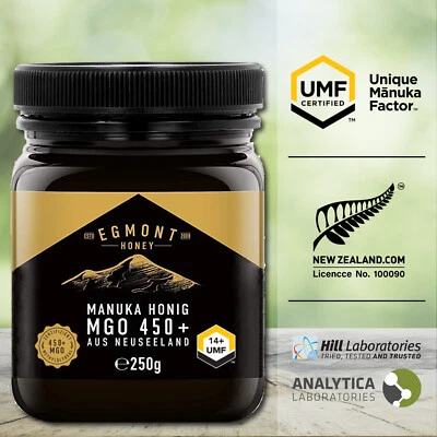Manuka Honey 450+, 250g Egmont Honey - GENUINE FROM NEW ZEALAND 400+ 420+ 459+ - Image 1 of 4