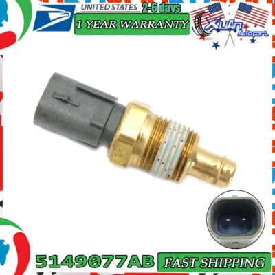 NEW For Dodge Chrysler Jeep Ram Engine Coolant Temperature Sensor #5149077AB - Image 1 of 4