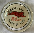 Mascotte de football Massillon Ohio Tigers tigre poids papier 35e réunion classe 1950