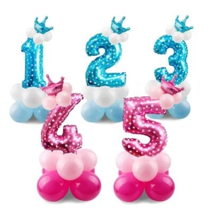 Birthday Balloon Party Decoration Giant PHOTO PROP Foil Latex 32 Number Balloon - Picture 1 of 29