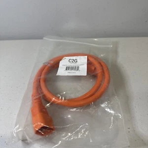 17536 3ft c14 to c13 14/3 sjt Orange Power Cord Cables To Go - Picture 1 of 5