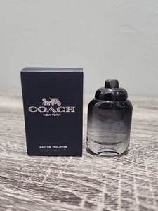 COACH FOR MEN EAU DE TOILETTE MINI BOTTLE SPLASH 4.5 ML / 0.15 FL OZ NEW - Picture 1 of 6