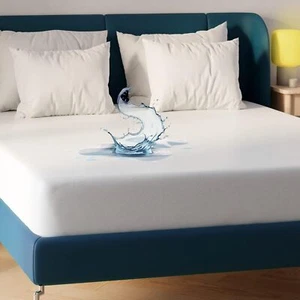 Niagara Waterproof Mattress Protector Queen 60X80 Cover Deep Pocket Breathable N - Picture 1 of 7