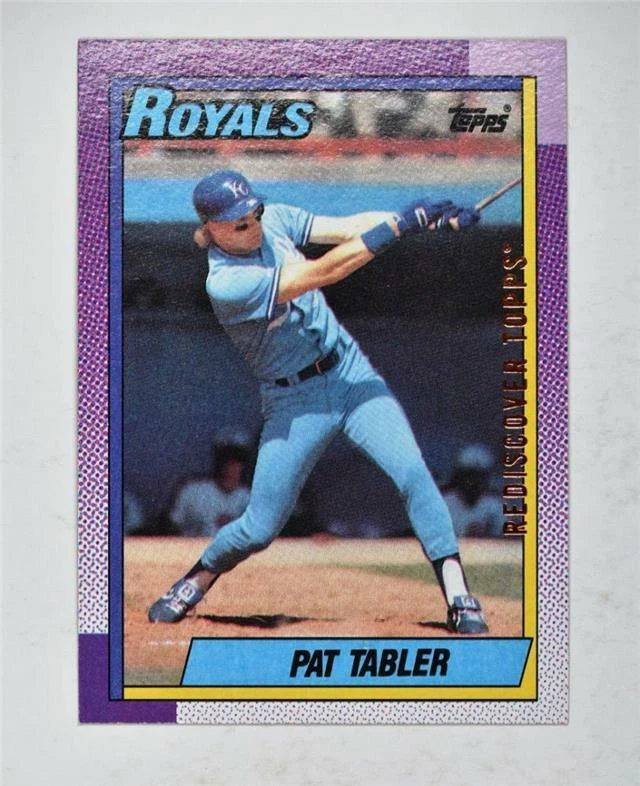 2017 Topps Rediscover Stamped Buyback 1990 #727 Pat Tabler