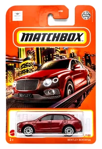 2022 MATCHBOX BENTLEY BENTAYGA LUXURY SERIES RED MOMC 1:64 DIECAST CAR - Picture 1 of 2