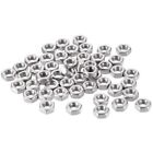 50Pcs Stainless Steel 304 Hex Nuts M4x0.7Mm M4 Nuts Heavy Duty Metric Nuts