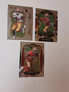 2020 Brandon Aiyuk Rookie Card Lot (3) Total Select Football Rookie Cards 49ers - Picture 1 of 8