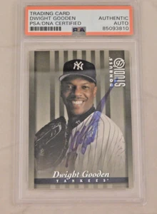 Doc Gooden signed / handsigniert 1997 Donruss Studio Card #76 PSA Slab - Bild 1 von 2