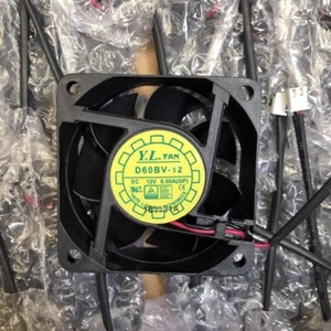 1PCS D60BV-12 6025 DC12V 0.50A 6CM 2-Pin Server Cooling Fan - Picture 1 of 2