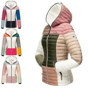 Navahoo Damen Jacke Steppjacke Outdoor Übergangsjacke gesteppt Kapuze Multikulti - Bild 1 von 63