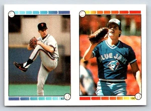 Pegatinas Topps 1989 83/190a Mike Krukow Mike Flanagan Bob Boone Back Angels - Imagen 1 de 2