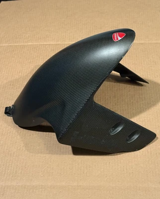 Ducati Panigale 899 959 1199 1299 碳纤维前挡泥板 Oem 库存 — 第 1/4 张图片