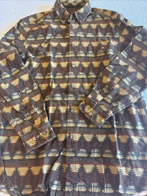 Vintage Woolrich Mens Small/Medium (Read) Aztec Southwest Flannel Long Sleeve - Image 1 of 4