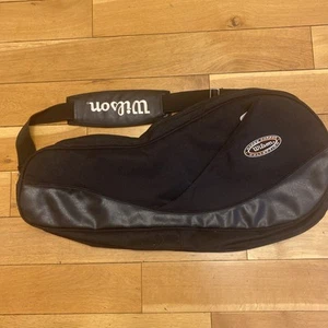 Wilson Team 6 Tennis Racket bag black perfect condition - Picture 1 of 10