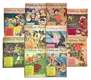 VTG 1952-1953 Children's Digest Lot/10 Peter Pan Snow White Robin Hood MORE - Bild 1 von 15