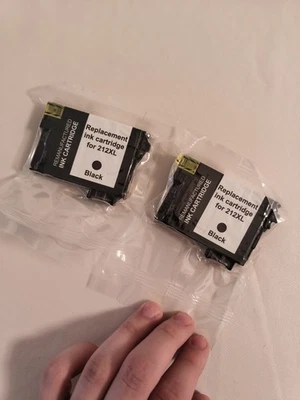 For Epson 212XL Black 2 Pack  Cartridge XP-4105 WF-2850  WF-2830 - Image 1 of 3
