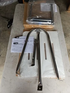 Garelick 19536 Transom Platform Telescopic Ladder 2 Steps (Missing Hardware)R2S6 - Picture 1 of 6