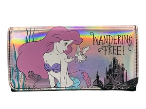Loungefly The Little Mermaid Ariel Disney Iridescent Trifold Wallet - Picture 1 of 8