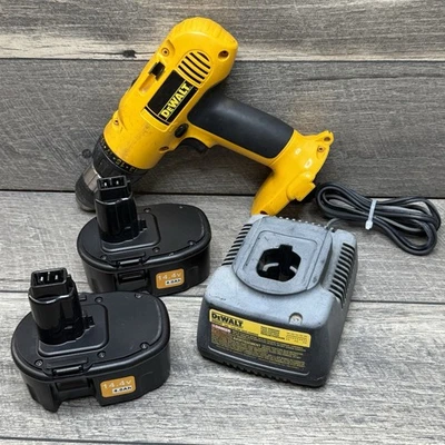 DeWalt DW991 Cordless Drill 14.4v Driver w/ DW9107 Charger & (2) 14.4v Batteries - Image 1 of 4