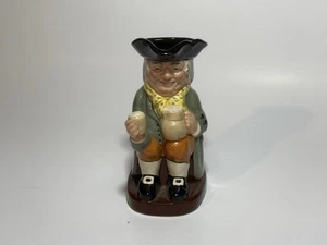 ROYAL DOULTON LARGE CHARACTER MUG JUG TOBY HAPPY JOHN 8321 5.5” Tall PREOWNED - Foto 1 di 6