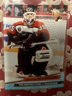 1992-93 Fleer Ultra NHL - Stephane Beauregard #369 Philadelphia Flyers Goaltende - Image 1 of 2