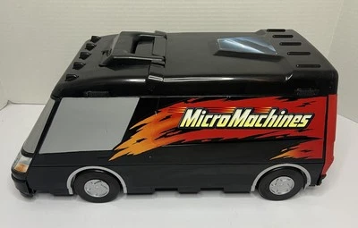 Micro Machines Super Van City Play Set Fold Out Black 1991 Vintage EUC - Image 1 of 4