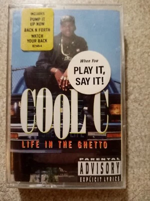 COOL C Life Of A Kid In The Ghetto SEALED Rap Hip Hop Tape Steady B Gangsta 1990 - Image 1 of 4