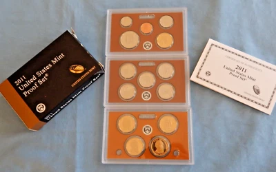 2011-S United States Mint 14-Coin Proof Set with COA & Box - Image 1 of 4
