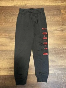 Air Jordan Dri Fit Boys Activewear Joggers Gray Heathered Elastic Waist 5-7 - Picture 1 of 6