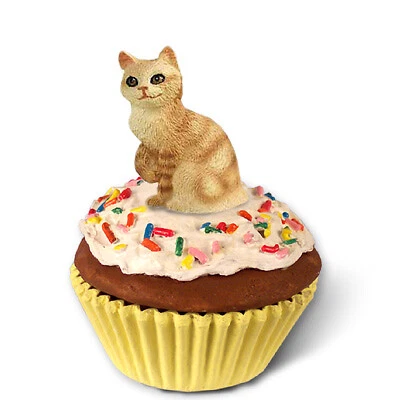 Conversation Concepts Red Manx Tabby Cat Kittycake Trinket Box - Image 1 of 1