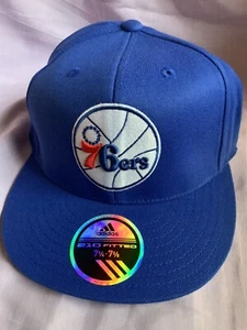 Adidas Philadelphia 76ers Authentic NBA 210 Fitted Mütze Größe Large-XLarge-Neu - Bild 1 von 6