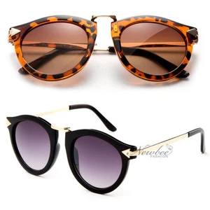 Gafas de sol vintage con flecha redonda con marco de metal y gafas redondas - Imagen 1 de 5