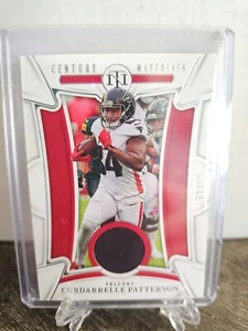 2022 National Treasures CORDARRELLE PATTERSON /99 Century Materials Patch - Picture 1 of 2