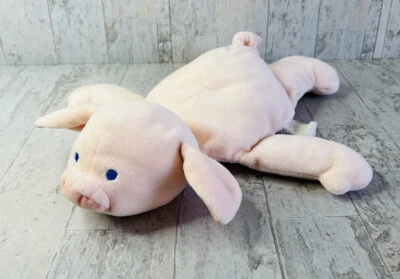 North American Bear Co. Flatopig Flat Pig Plush 1624 Stuffed Plush 1997 Pink - Image 1 of 4