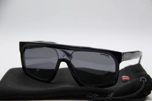 NEW CARRERA 1061/S 08AM9 BLACK POLARIZED AUTHENTIC SUNGLASSES W/CASE 59-16 - Picture 1 of 5