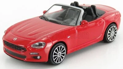 MODELLINO AUTO STATICO DIECAST FIAT 124 SPIDER 2016 ROSSO MODELLISMO SCALA 1/43 - Immagine 1 di 4