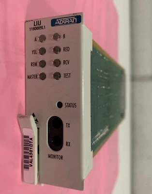 ADTRAN  1180009L1 Total Access 1500 LIU BOARD Card VAL4301DTA - Image 1 of 4
