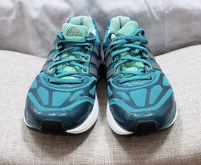 Adidas Supernova Sequence 6 Geo Fit Teal & Gray Athletic Shoes Women’s Size 7.5 - Image 1 of 4