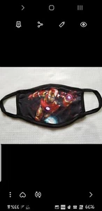 Iron man New Face Mask Polyester Material Reusable Washable hand Made in US - Picture 1 of 1