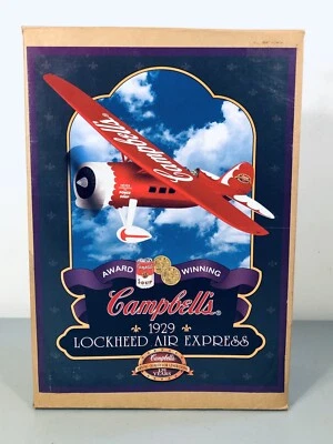 1994 Ertl Campbell's 1929 Lockheed Air Express Diecast Airplane Coin Bank  - Image 1 of 4